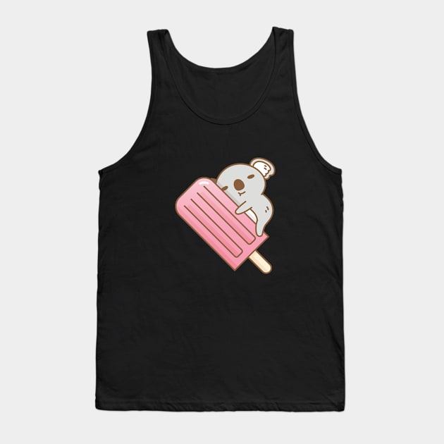 koala and pink ice pop Tank Top by Noristudio